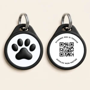Médaillon d’identification pour animaux (X2)