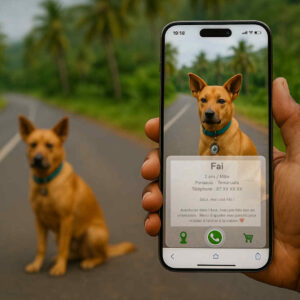 Médaillon d’identification pour animaux (X2) – Image 2