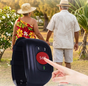 Bracelet GPS 4G avec Appel SOS pour Personnes Âgées