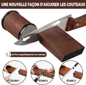 Aiguiseur de couteaux à rouleau rotatif – Image 3