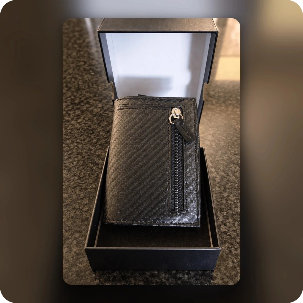 Porte cartes anti RFID dans son coffret